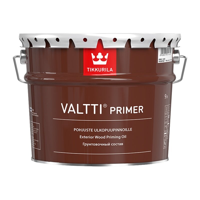 Антисептик для древесины Тиккурила Valtti Primer грунтовочный (9 л)