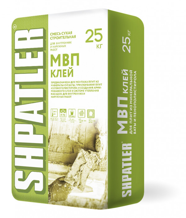 Штукатурно-клеевая смесь Шпатлер МВП 25 кг