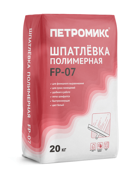 Шпаклёвка финишная полимерная Петромикс FP-07 20 кг Шпаклёвка финишная полимерная Петромикс FP-07 20 кг