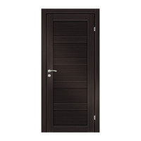 Полотно дверное Olovi Аризона, глухое, венге, с/п, с/ф (М7 620х2000х40 мм)