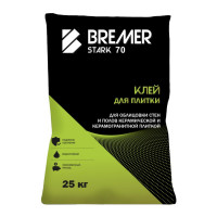 Клей для плитки BREMER STARK 70 Клей для плитки BREMER STARK 70