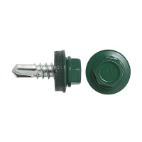 Саморез кровельный RAL-6005 ZP 4,8х35 (250 шт) Саморез кровельный RAL-6005 ZP 4,8х35 (250 шт)