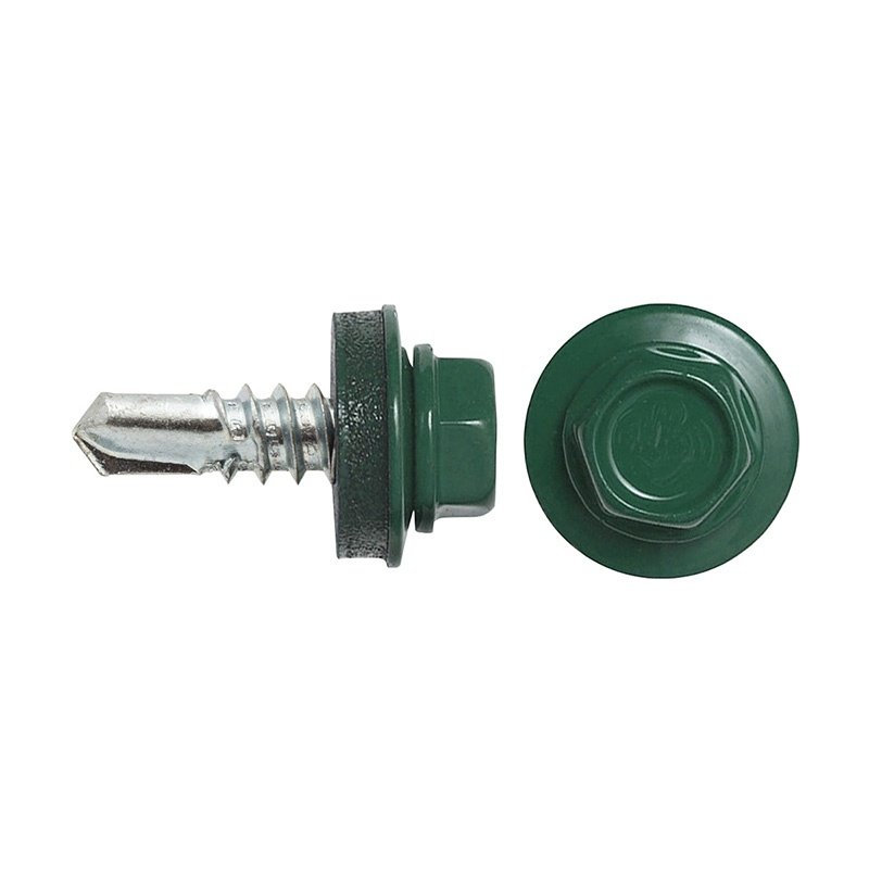 Саморез кровельный RAL-6005 ZP 4,8х28 (250 шт)