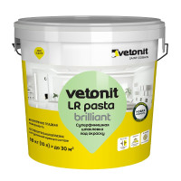 Шпаклевка Vetonit LR Pasta Brilliant суперфинишная готовая (18 кг) Шпаклевка Vetonit LR Pasta Brilliant суперфинишная готовая (18 кг)