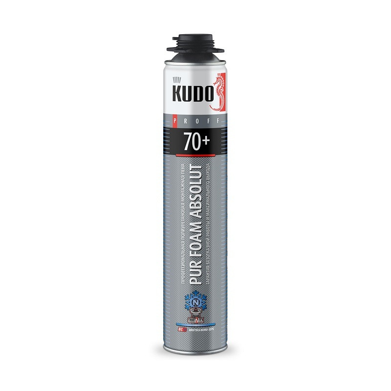 Пена полиуретановая монтажная Kudo Proff 70+ Arktika Nord (1 л)