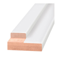 Порог дверной Olovi, М9 74х30х868 мм, ламинированный, белый
