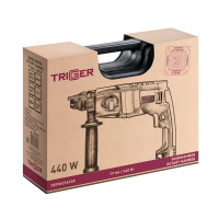 Перфоратор Trigger 20021, 3 режима 1,2 Дж, кейс, 19 мм, 440 Вт Перфоратор Trigger 20021, 3 режима 1,2 Дж, кейс, 19 мм, 440 Вт
