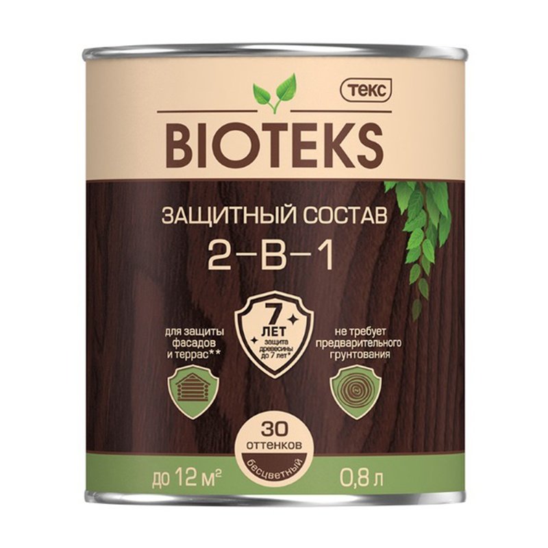 Антисептик Текс Bioteks состав 2в1 орех (0,8 л)
