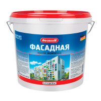 Краска фасадная Pufas Decoself основа A белая мороз. (6,5 кг)