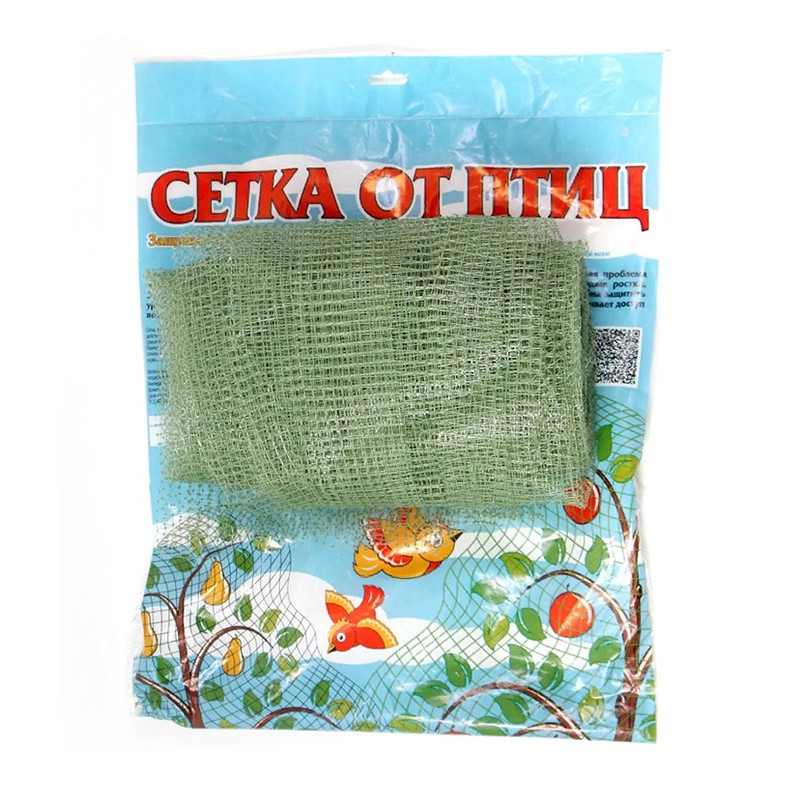 Сетка для защиты от птиц, ячейка 6х6 мм, 2х5 м Сетка для защиты от птиц, ячейка 6х6 мм, 2х5 м