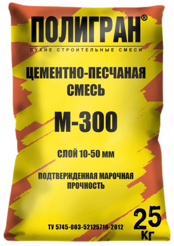 ЦПС М300 Полигран, 25 кг 