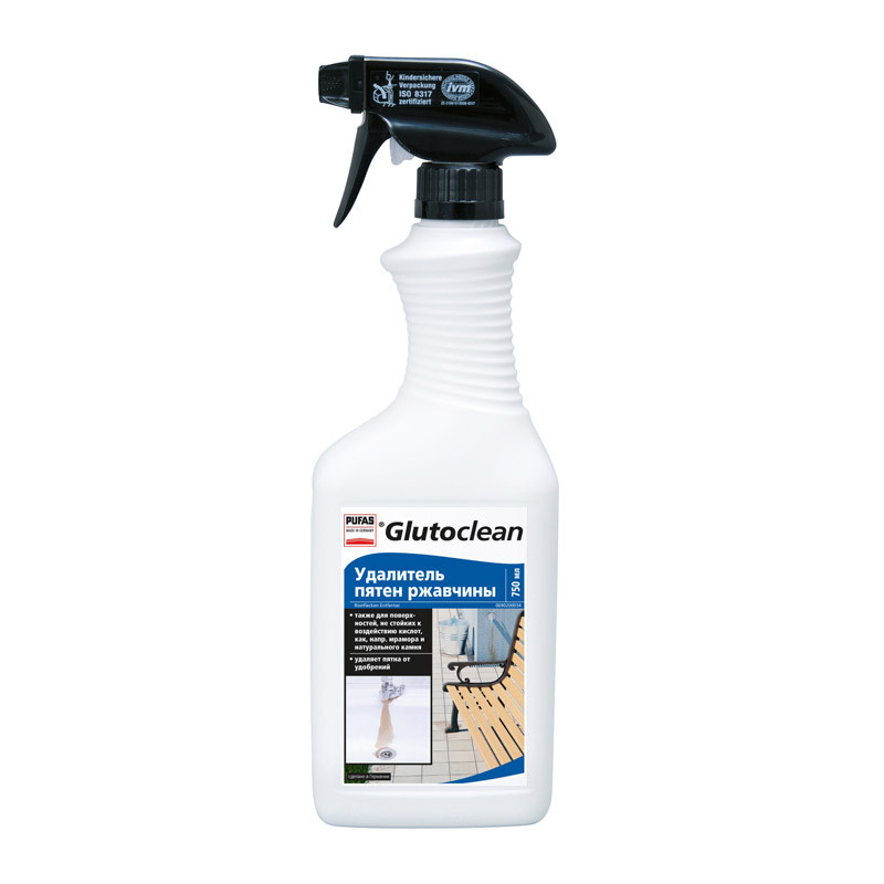 Удалитель пятен ржавчины PUFAS Glutoclean №380 (0,75 л) Удалитель пятен ржавчины PUFAS Glutoclean №380 (0,75 л)