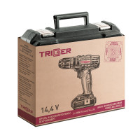 Дрель-шуруповерт Trigger 20102, 2 аккумулятора, кейс, 10 мм, 14,4 В Дрель-шуруповерт Trigger 20102, 2 аккумулятора, кейс, 10 мм, 14,4 В